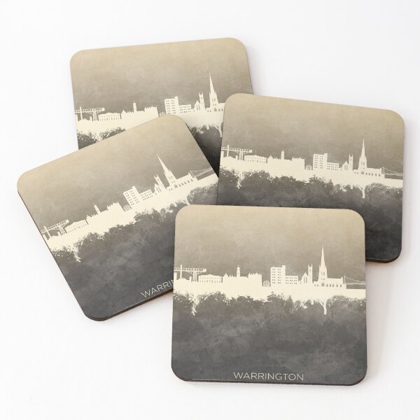 Item preview, Warrington England Skyline designed and sold by ArtPrints.