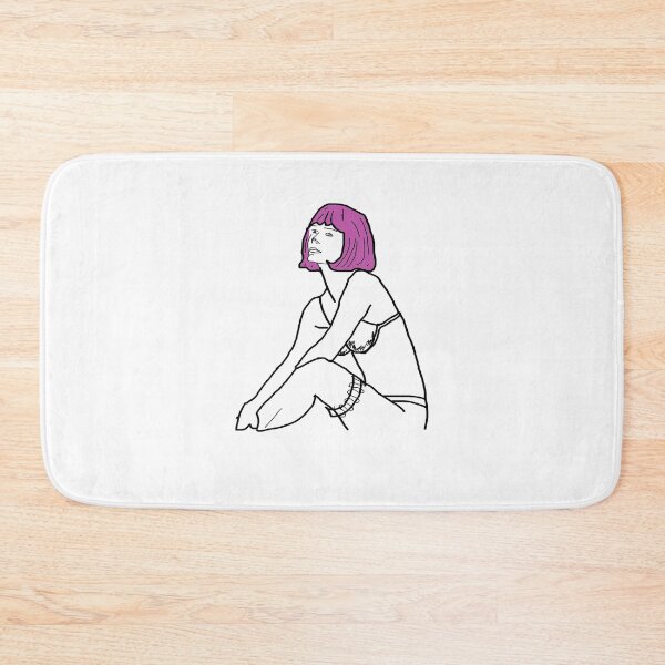 Item preview, Closer Pink Wig Line Drawing designed and sold by isobelcough.