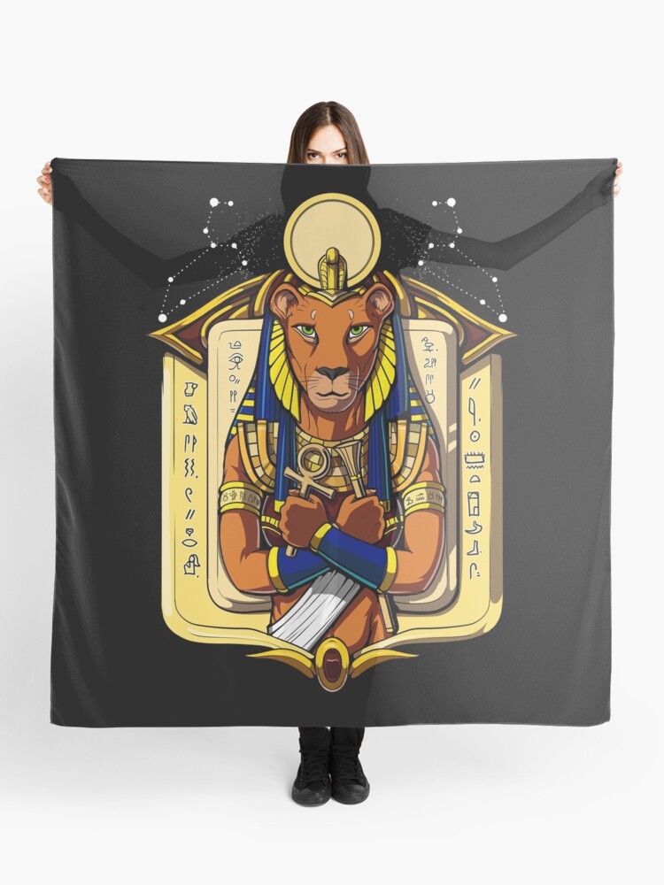 Agyptische Gottin Sekhmet Tuch Von Underheaven Redbubble