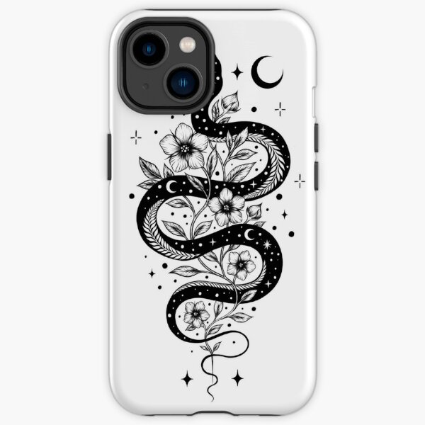 Serpent Spell-Black iPhone Tough Case