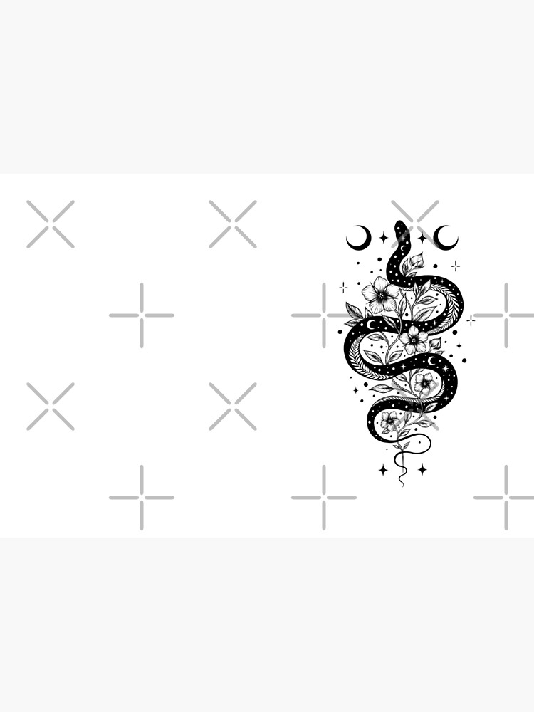 Serpent Spell-Black by episodicDrawing