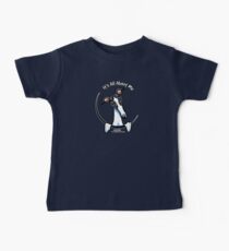 White & Black Greyhound IAAM Baby T-Shirt