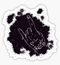 Evil Regal Sign Sticker