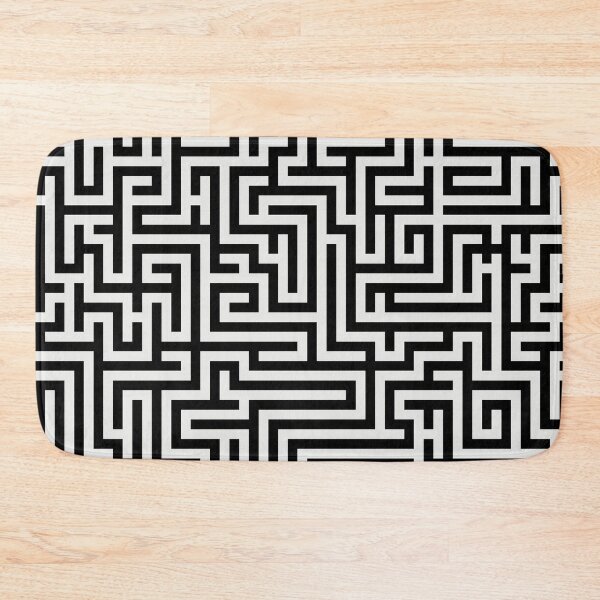 Item preview, Black And White Labyrinth designed and sold by artsandsoul.