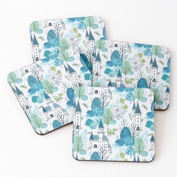 Item preview, Fairy tale woods blue designed and sold by adenaJ.