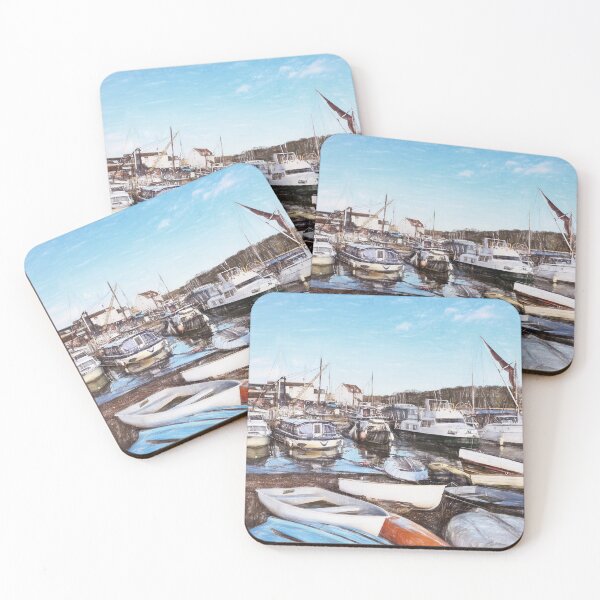 Item preview, Quayside Scene At Woodbridge designed and sold by IanWL.