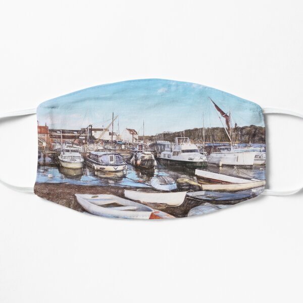 Quayside Scene At Woodbridge Mask