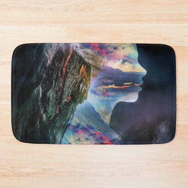 Item preview, Portrait of the magic surreal fairy girl with a head as lava rocks designed and sold by Sto Hitro.