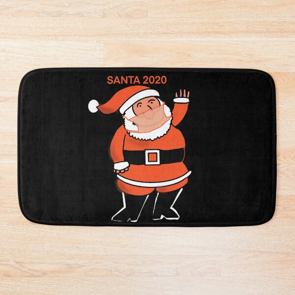 Item preview, Santa 2020, wearing face mask designed and sold by NatanDesigns.