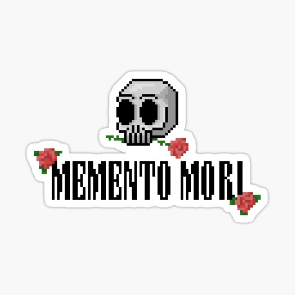 Item preview, Memento Mori Pixelart designed and sold by CreativePanda.
