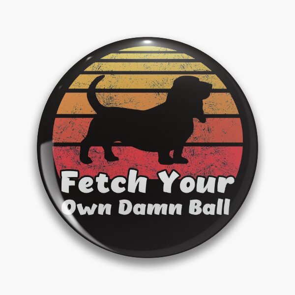 Item preview, Funny Bassett Hound Fetch Your Own Damn Ball T-Shirt designed and sold by Dan66.