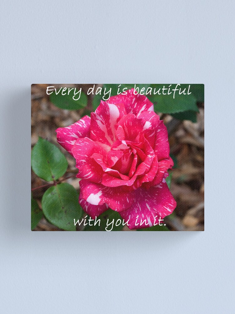 Alternate view of Every day is beautiful Canvas Print