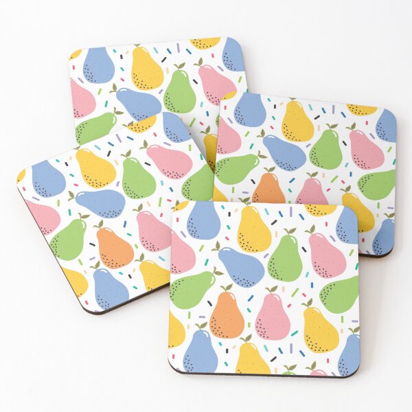 Item preview, Cute Colorful Pears in Pastel Colors designed and sold by AnastasiaDesign.