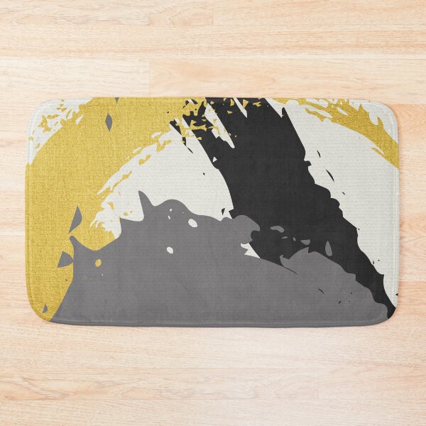 Item preview, Black and Gold Abstract Brush Strokes AP178-5 designed and sold by DuckyRubin.