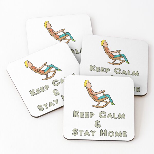 Item preview, Keep Calm and Stay Home designed and sold by Mark-Ewbie.