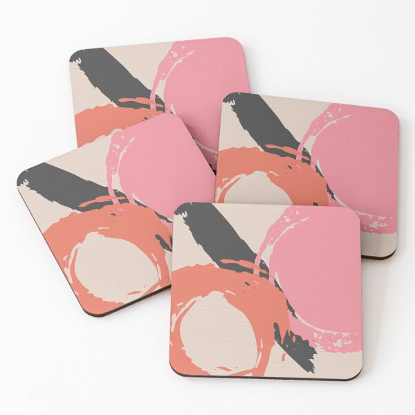 Item preview, Pink and Black Abstract Brush Strokes AP177-1 designed and sold by DuckyRubin.