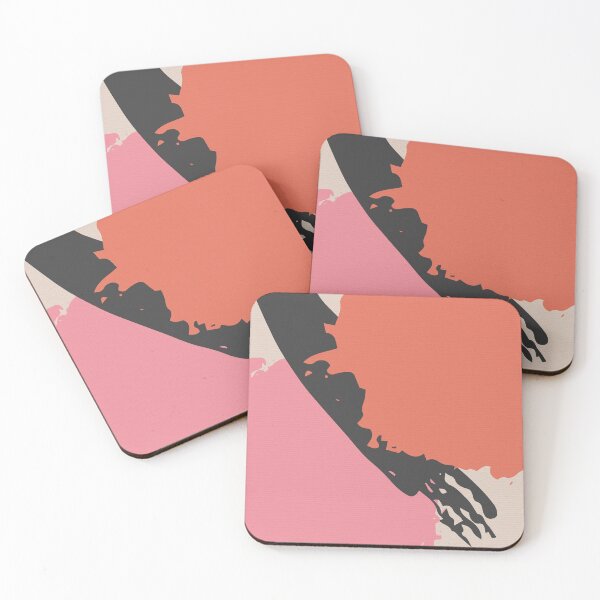 Item preview, Pink and Black Abstract Brush Strokes AP177-6 designed and sold by DuckyRubin.