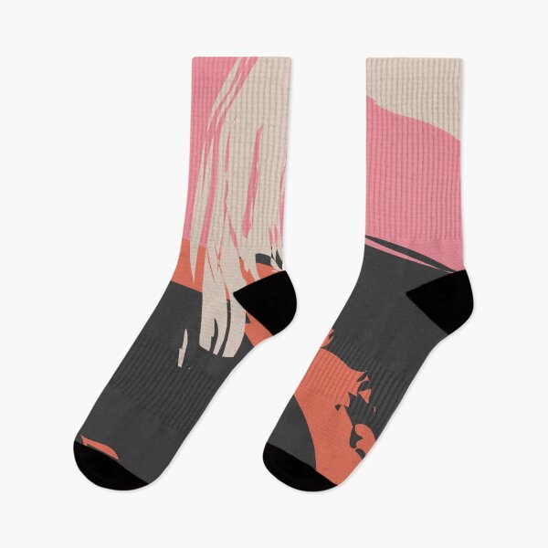 Item preview, Pink and Black Abstract Brush Strokes AP177-10 designed and sold by DuckyRubin.