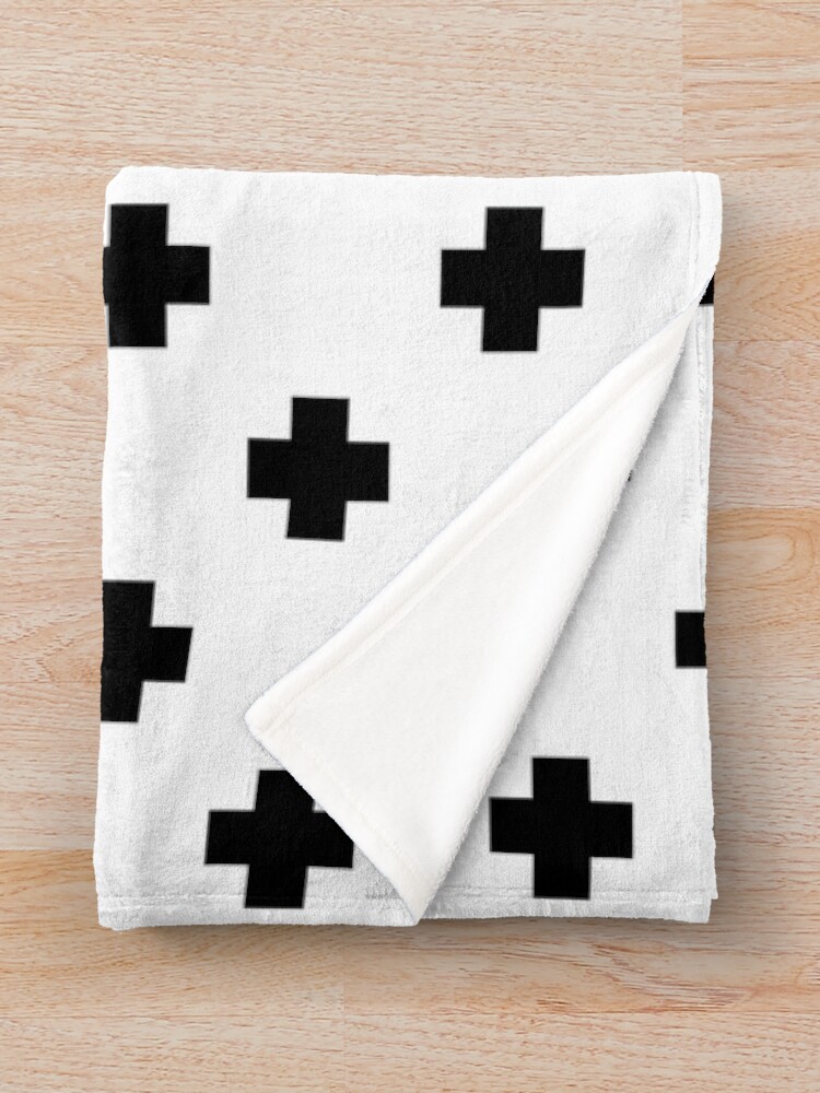 "Swiss Cross Pattern" Throw Blanket for Sale by ValentinaHramov Redbubble