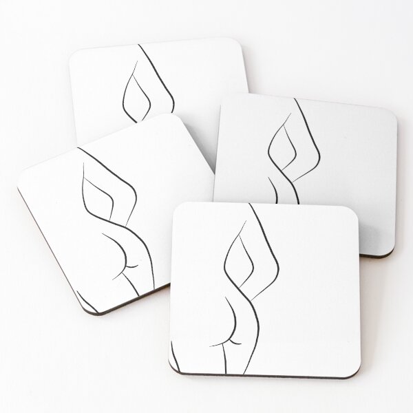 Item preview, Woman Body Silhouette Line Drawing - Hello Helena designed and sold by Melody Watson.