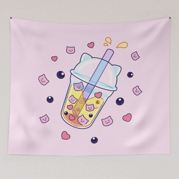 Item preview, Boba Tea Cat - Bubble Kit-Tea designed and sold by jasminechangart.
