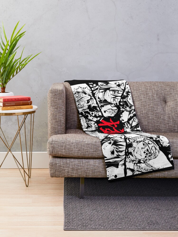 Alternate view of Kimetsu No Yaiba Pilars Throw Blanket