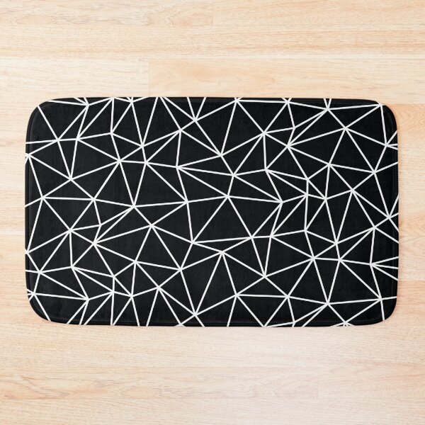 Item preview, Black And White Triangle Geometric Line Pattern designed and sold by sleeplessstudio.