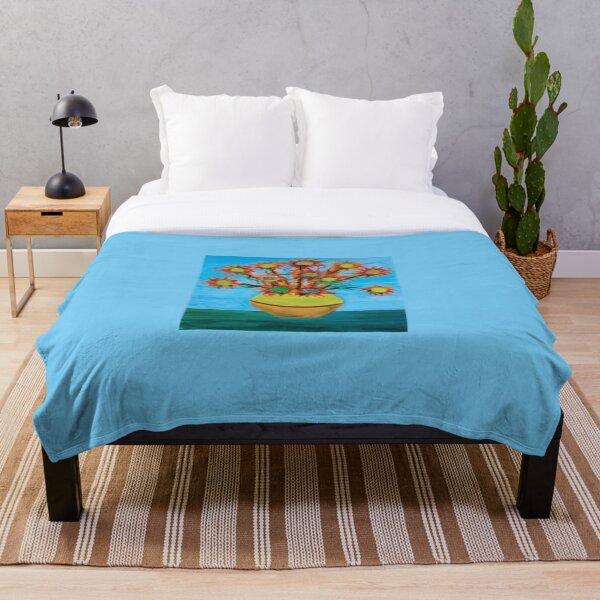 Sunflowers Throw Blanket