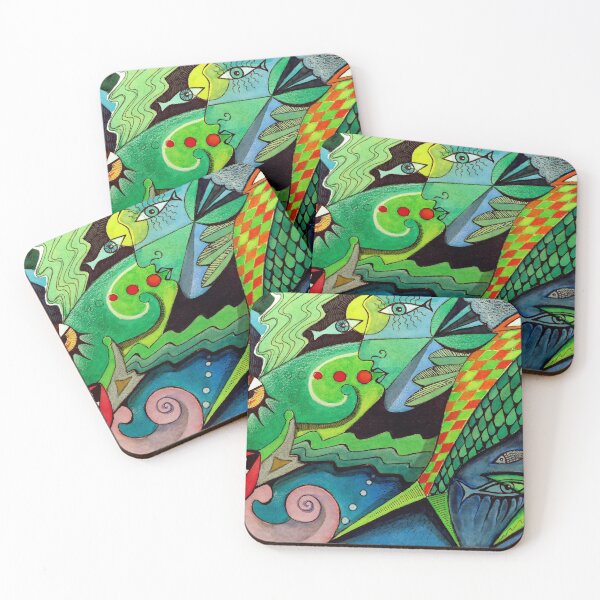 Item preview, Fish Abstract designed and sold by Karin Zeller.