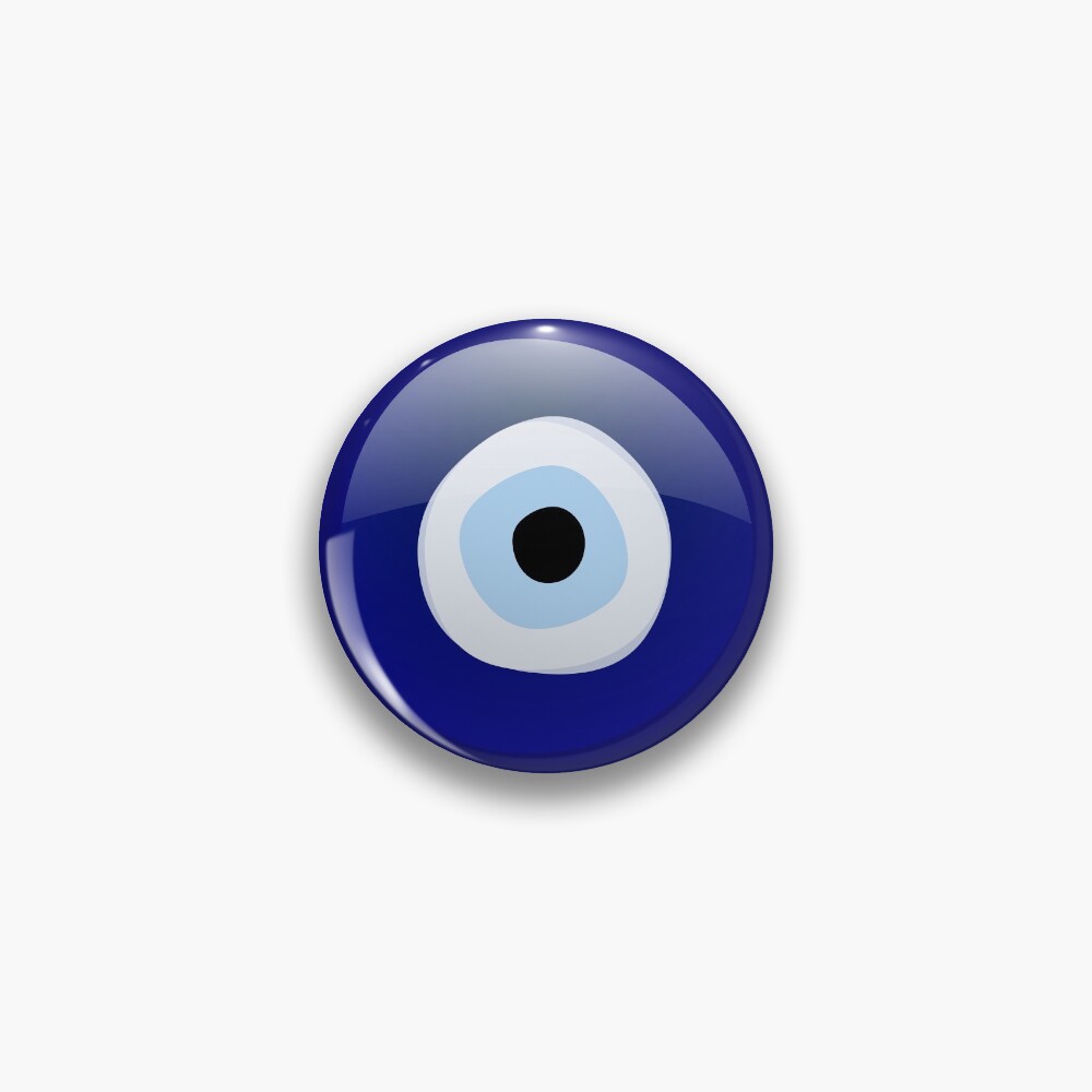 Mediterranean Evil Eye Protection Pin