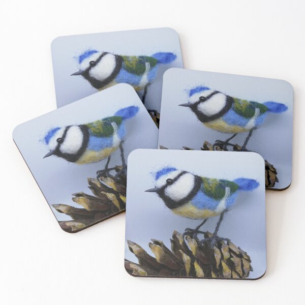 Item preview, Cheeky blue tit, british birds designed and sold by Jo Cook.