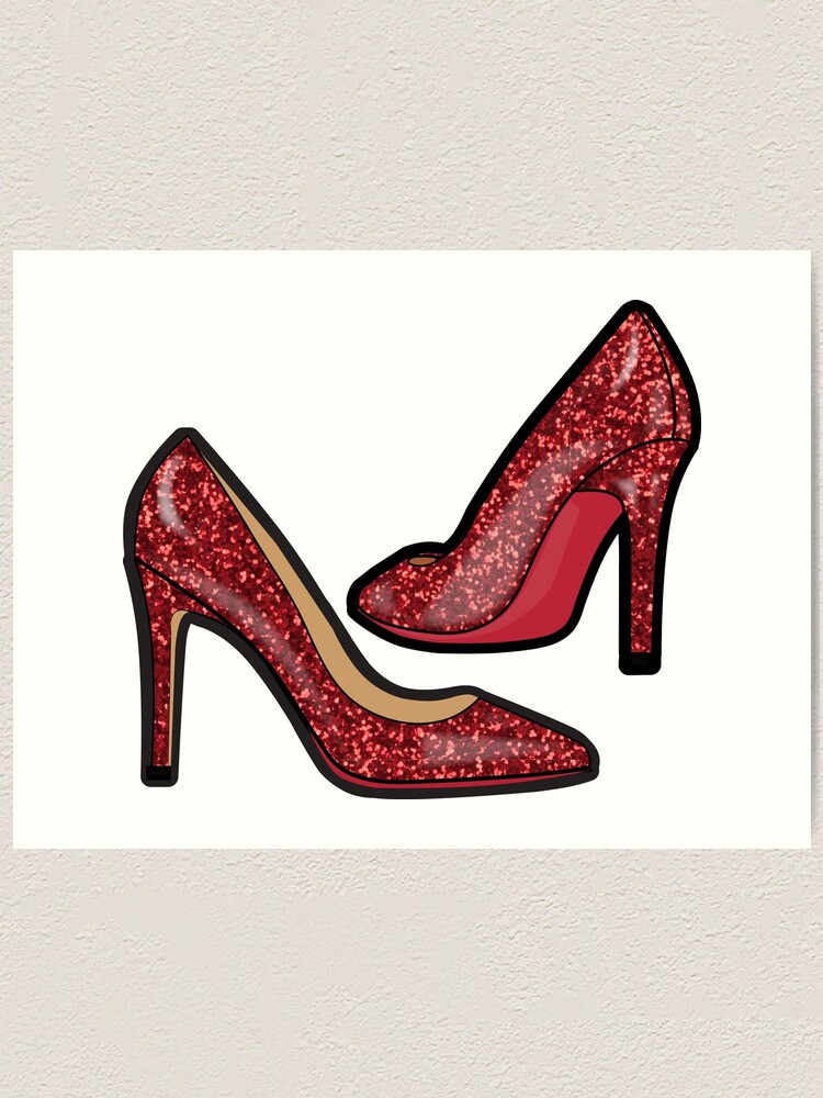 red bottom pump shoes