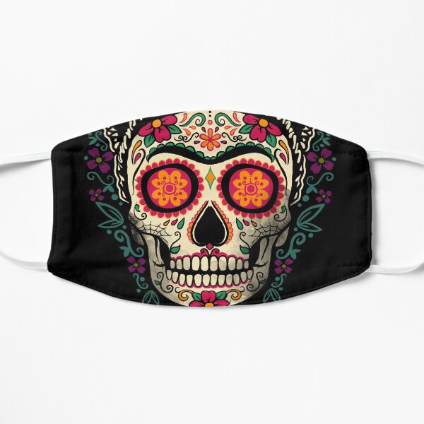 Frida calavera Mascarilla plana