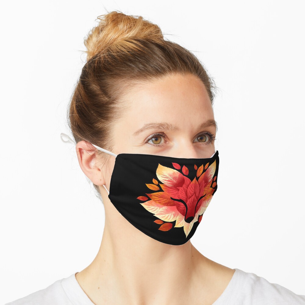 Fox of leaves Mask