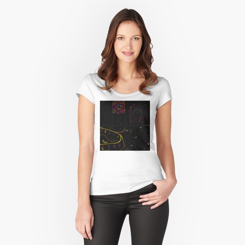 Item preview, Fitted Scoop T-Shirt designed and sold by StephOBrien.