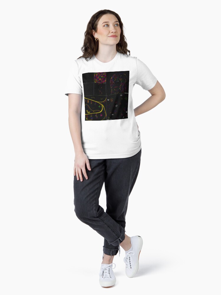 Thumbnail 4 of 7, Essential T-Shirt, Subtracting Night from Rainbows, full collection designed and sold by StephOBrien.