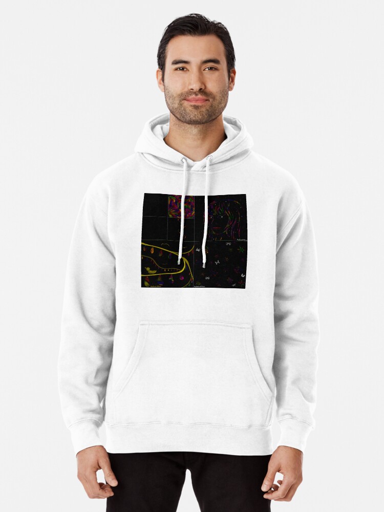Thumbnail 1 of 5, Pullover Hoodie, Subtracting Night from Rainbows, full collection designed and sold by StephOBrien.
