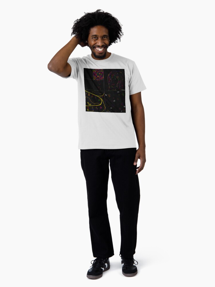 Thumbnail 3 of 4, Premium T-Shirt, Subtracting Night from Rainbows, full collection designed and sold by StephOBrien.