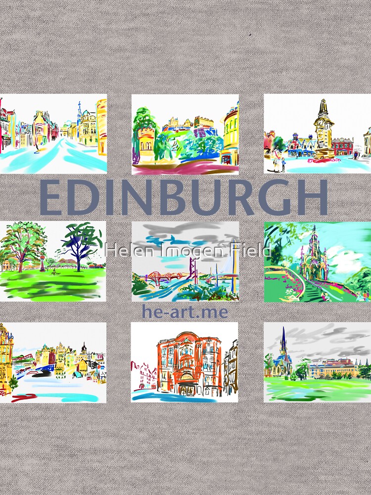 Edinburgh in a panel of 9 at full colour by imogenart