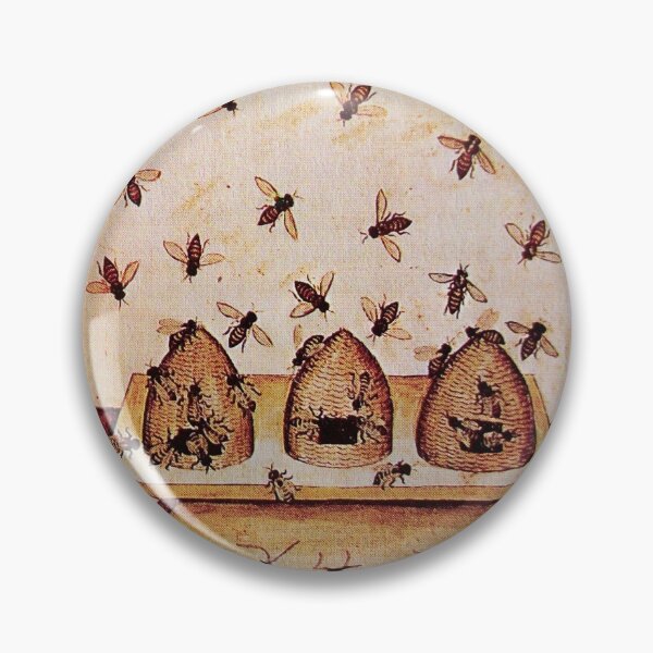 Item preview, HONEY BEES AND BEE HIVES,BEEKEEPER MEDIEVAL MINIATURE  designed and sold by BulganLumini.