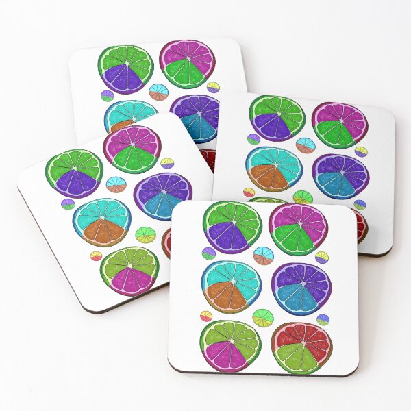 Item preview, rainbow lemons designed and sold by AvotArt.