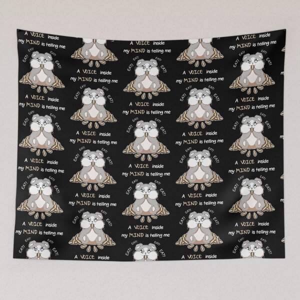 Item preview, A Voice Inside My Mind Is Telling Me - Eat! Eat! Eat! - Funny Hamster designed and sold by fatamyfan1.
