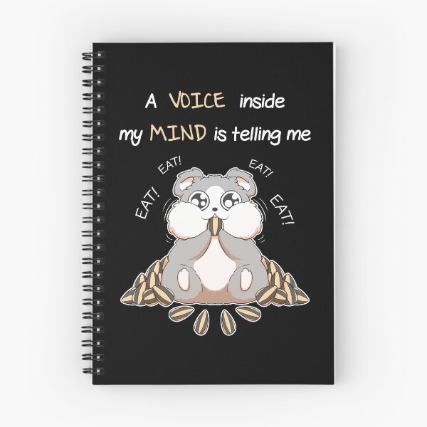 Item preview, A Voice Inside My Mind Is Telling Me - Eat! Eat! Eat! - Funny Hamster designed and sold by fatamyfan1.