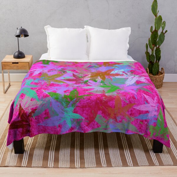 Item preview, Hot Pink Autumn Leaves designed and sold by AntiqueImages.