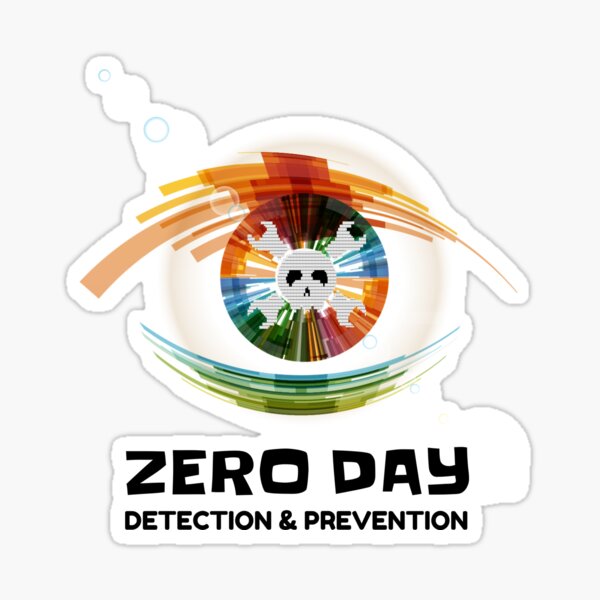 Hackers Zero-Day Detection & Prevention eye Sticker