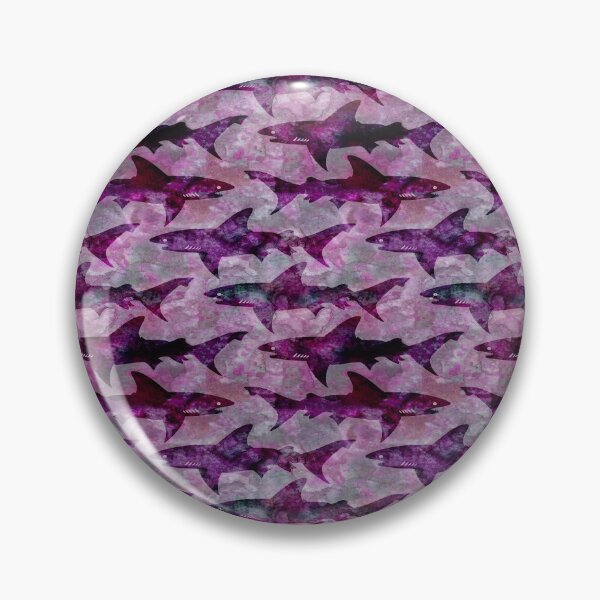 Item preview, Purple Shark Pattern designed and sold by AntiqueImages.