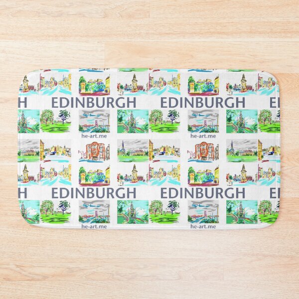 Item preview, Edinburgh in a panel of 9 at full colour  designed and sold by Helen Imogen Field.