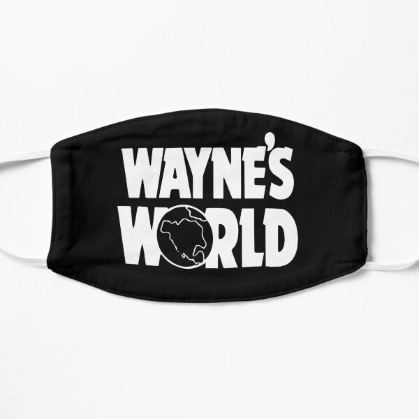 Waine's World Logo Artwork, Excellent Prints, Posters, Tshirts, Bags, Covers, Men, Women, Youth Flat Mask