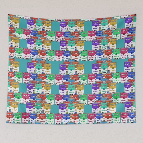 Item preview, tomato soup pattern designed and sold by AvotArt.