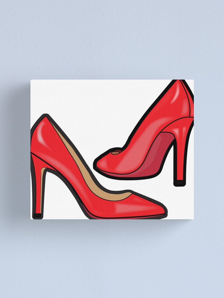 red bottom high heel